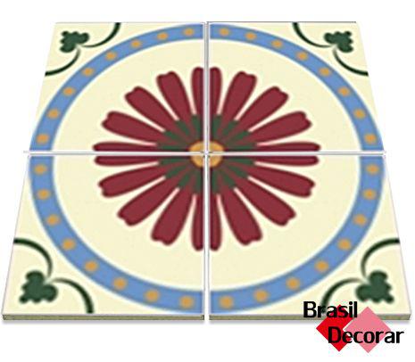 Decorado Florões 20×20