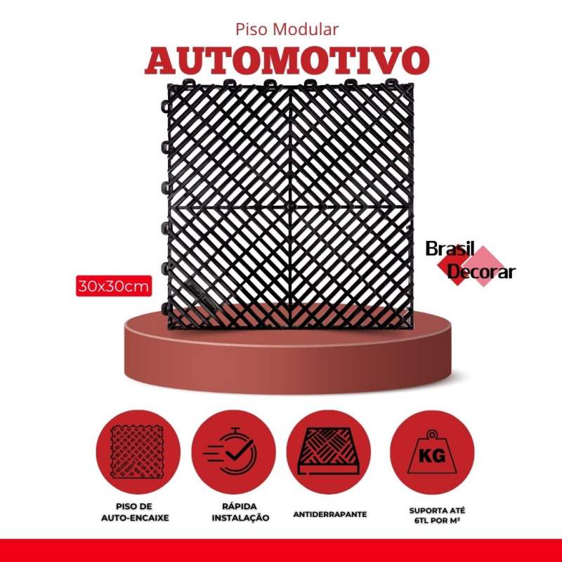 Imagem ilustrativa de Piso modular para garagem